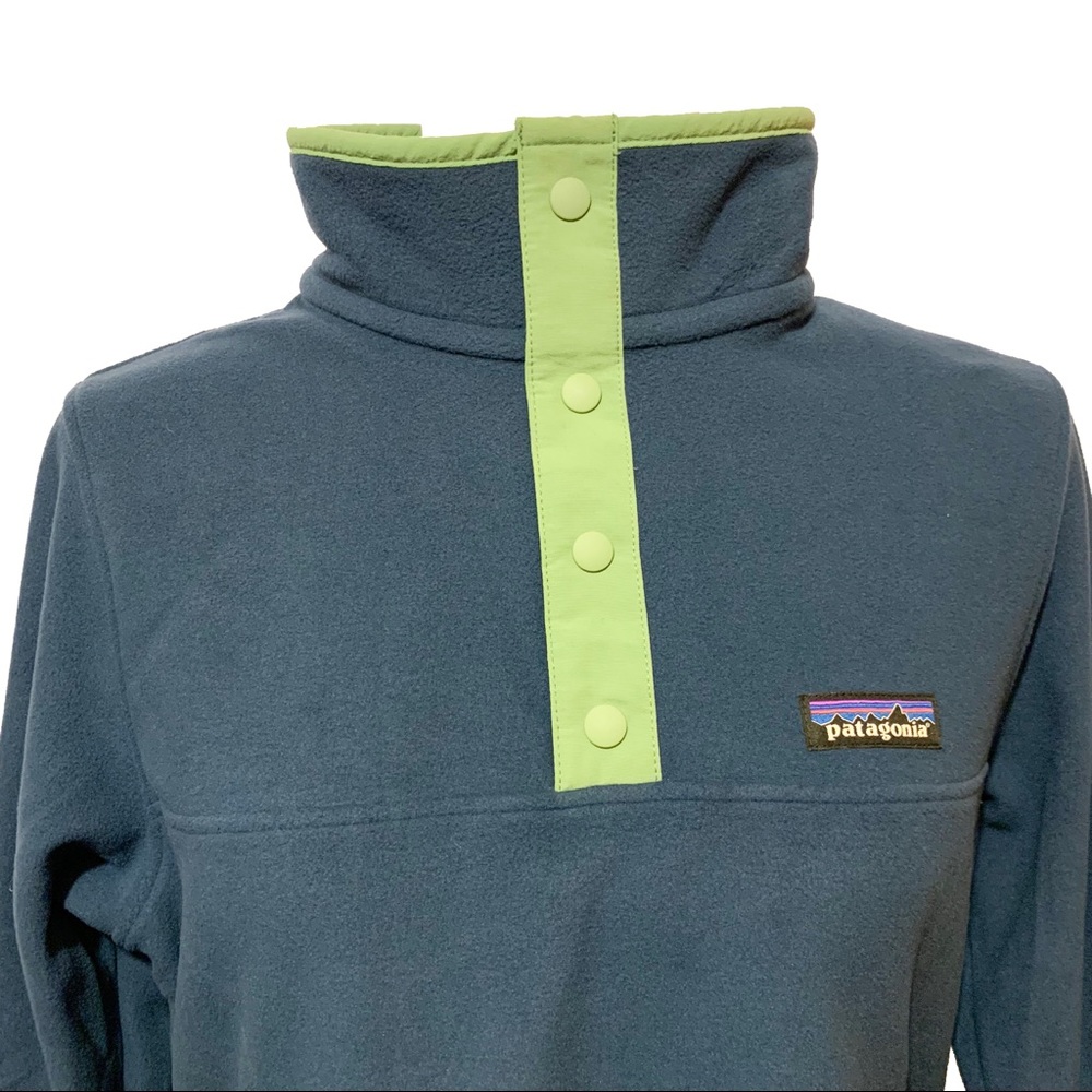 Patagonia | NEW Women’s Navy Micro Fleece Jacket - Picture 4 of 6